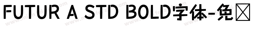 FUTUR A STD BOLD字体字体转换